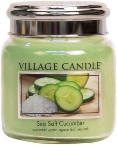 Village Candle Sea Salt Cucumber Geurkaars (105 Uur)