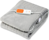 Cresta Care Kts160s Grijs 1-persoons Elektrische Deken 90 X 200 Cm Zone Extra Voetenwarmer Extra Large Cosy Dubbe
