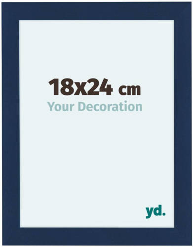 Your Decoration Como Mdf Fotolijst 18x24cm Donkerblauw Geveegd