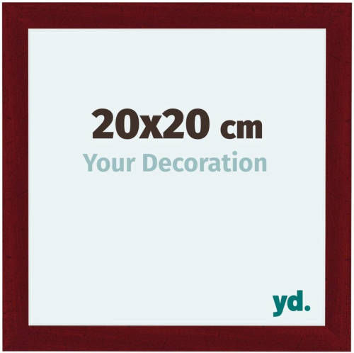 Your Decoration Como Mdf Fotolijst 20x20cm Wijnrood Geveegd