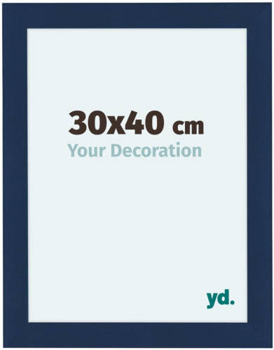 Your Decoration Como Mdf Fotolijst 30x40cm Donkerblauw Geveegd