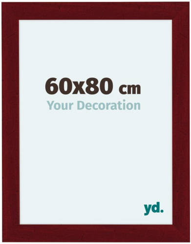 Your Decoration Como Mdf Fotolijst 60x80cm Wijnrood Geveegd