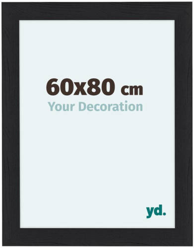 Your Decoration Como Mdf Fotolijst 60x80cm Zwart Houtnerf