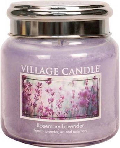 Village Candle Medium Jar Geurkaars - Rosemary Lavender