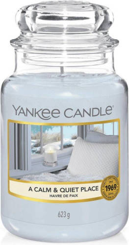 Yankee Candle - A Calm And Quiet Place Geurkaars - Large Jar - Tot 150 Branduren