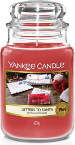 Yankee Candle - Letters To Santa Geurkaars - Large Jar - Tot 150 Branduren