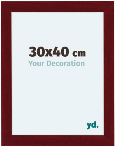 Your Decoration Como Mdf Fotolijst 30x40cm Wijnrood Geveegd