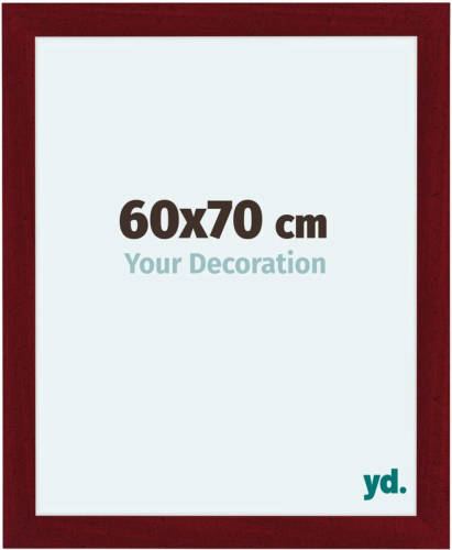 Your Decoration Como Mdf Fotolijst 60x70cm Wijnrood Geveegd