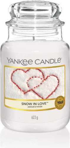 Yankee Candle - Snow In Love Geurkaars - Large Jar - Tot 150 Branduren