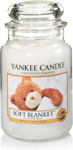 Yankee Candle - Soft Blanket Geurkaars - Large Jar - Tot 150 Branduren