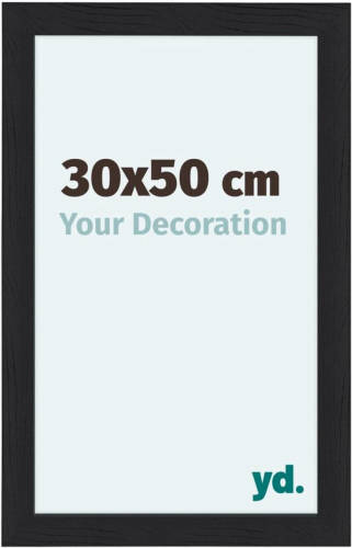 Your Decoration Como Mdf Fotolijst 30x50cm Zwart Houtnerf