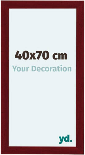 Your Decoration Como Mdf Fotolijst 40x70cm Wijnrood Geveegd