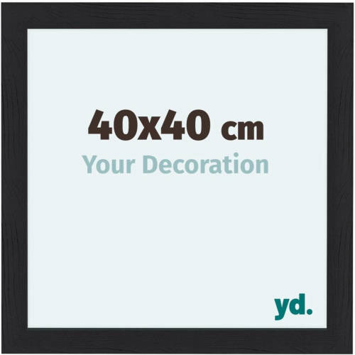 Your Decoration Como Mdf Fotolijst 40x40cm Zwart Houtnerf