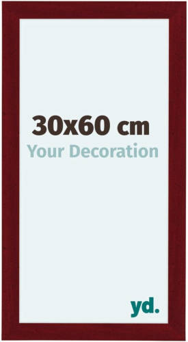 Your Decoration Como Mdf Fotolijst 30x60cm Wijnrood Geveegd