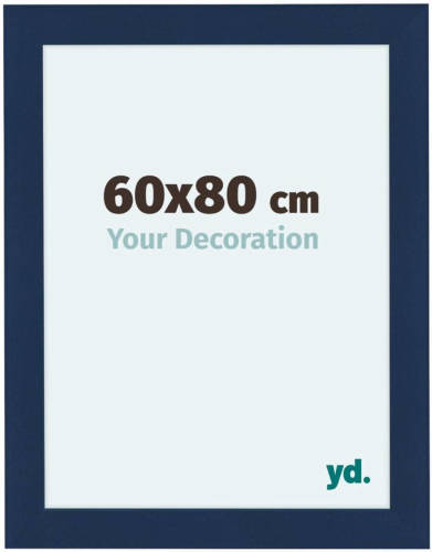 Your Decoration Como Mdf Fotolijst 60x80cm Donkerblauw Geveegd