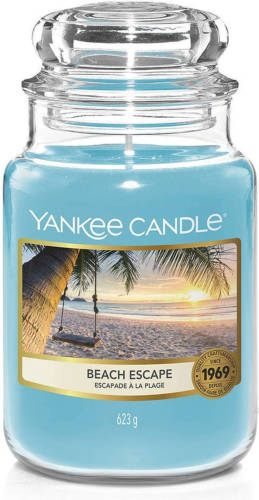 Yankee Candle - Beach Escape Geurkaars - Large Jar - Tot 150 Branduren