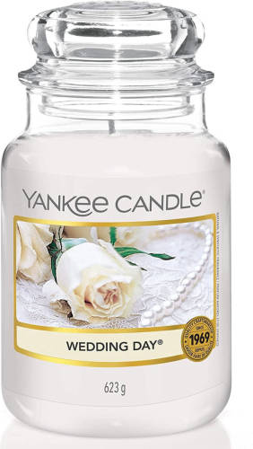 Yankee Candle - Wedding Day Geurkaars - Large Jar - Tot 150 Branduren