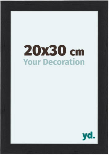 Your Decoration Como Mdf Fotolijst 20x30cm Zwart Houtnerf