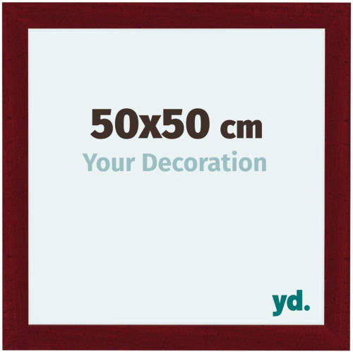 Your Decoration Como Mdf Fotolijst 50x50cm Wijnrood Geveegd