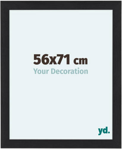 Your Decoration Como Mdf Fotolijst 56x71cm Zwart Houtnerf