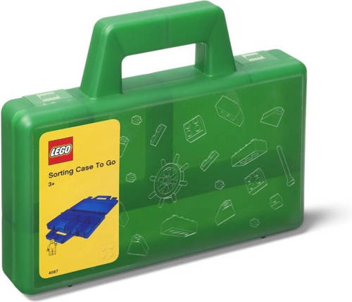 LEGO - Set Van 2 - Sorteerkoffer To Go, Groen - LEGO