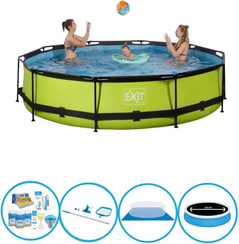 EXIT Toys Exit Zwembad Lime - Frame Pool ø360x76cm - Zwembad Deal