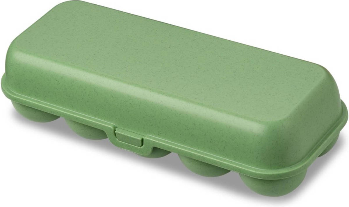 Koziol - Eierdoos, Organic, Blad Groen - Koziol Eggs To Go