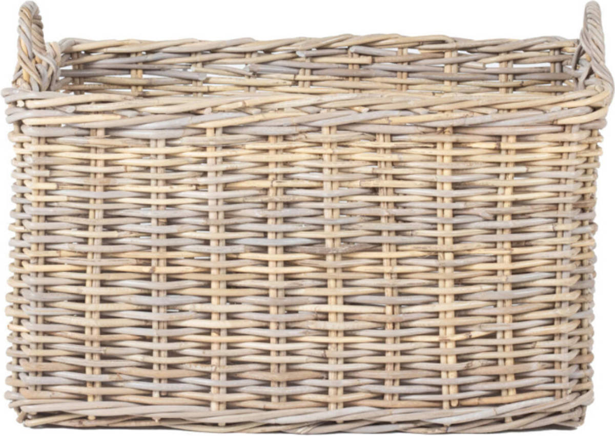 Giga Meubel Opbergmand Rotan - 66x40x38cm - Incl. Hendels - Mand Rowan