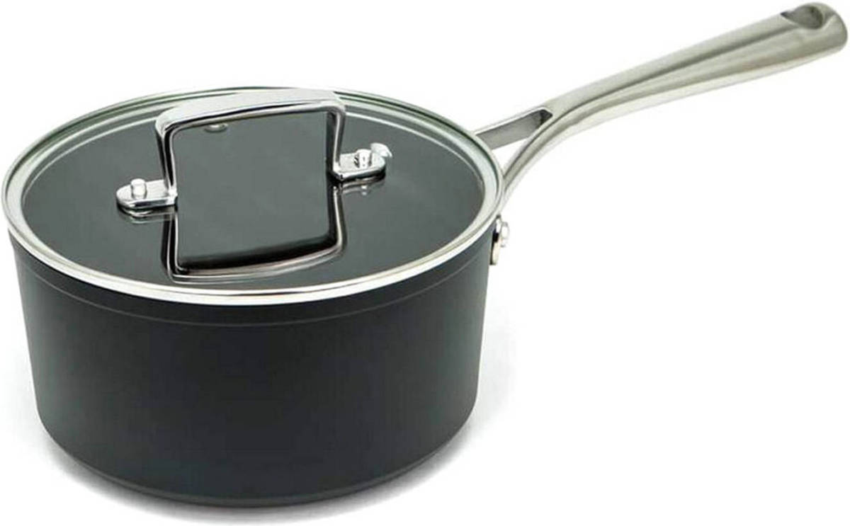 Sauspan Met Deksel Amercook Zwart Terra Cotta Oven Roestvrij Staal Aluminium (Ø 18 Cm)