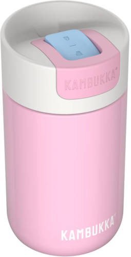 Thermosbeker/koffiebeker - 300 Ml - Lekvrij - 6 Uur Warm - Kambukka Isoleerbeker - Olympus Pink Kiss