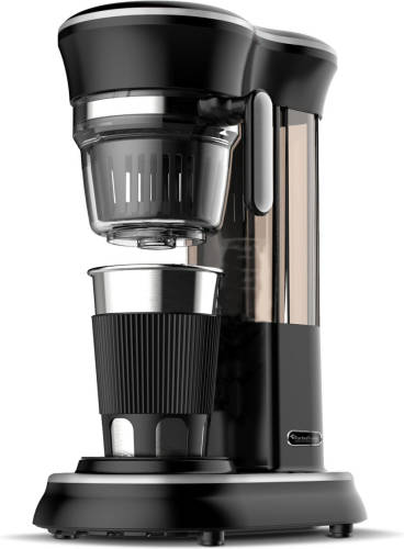 TurboTronic Cm25 Koffiezetapparaat Met Bonen - 4 Kopjes - Zwart