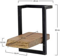 Dimehouse Wandplank Industrieel Aberdeen - 20 Cm - Acaciahout