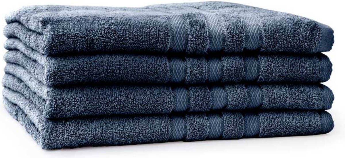 Linnick Pure Douchelaken 70x140cm - Ocean Blue - Set Van 4