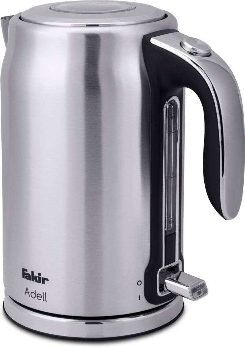 Fakir Adell Elektrische Waterkoker - 1.7 Liter - 2200 Watt - Zilver