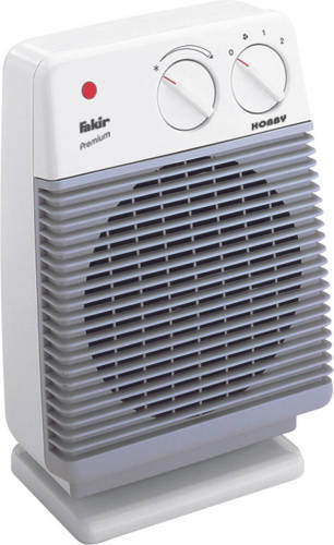 Fakir Hobby Hl 600 Elektrische Kachel Ventilator - Verwarming - Wit/grijs