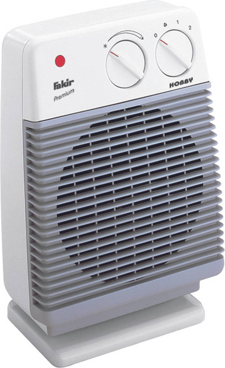 Fakir Hobby Hl 600 Elektrische Kachel Ventilator - Verwarming - Wit/grijs