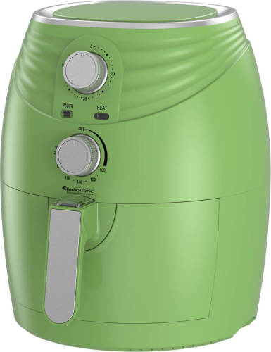 TurboTronic Af11m Airfryer - Heteluchtfriteuse - 3.5 Liter - Groen