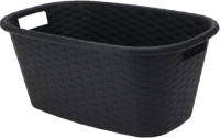 Bathroom Solutions Antraciet Wasmand - Antraciet - 35 Liter - Kunststof - Wasmanden