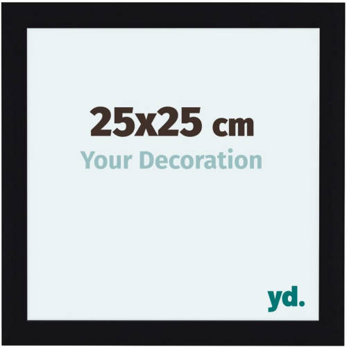 Your Decoration Como Mdf Fotolijst 25x25cm Zwart Hoogglans