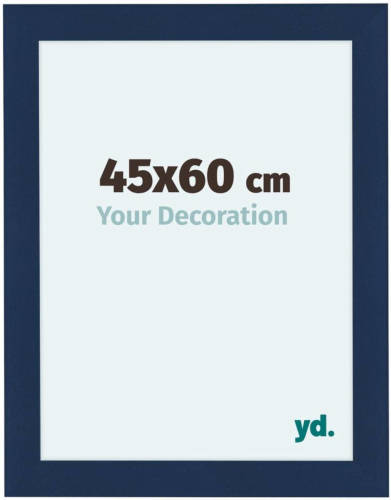 Your Decoration Como Mdf Fotolijst 45x60cm Donkerblauw Geveegd