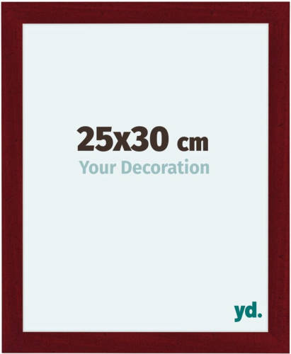 Your Decoration Como Mdf Fotolijst 25x30cm Wijnrood Geveegd