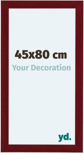 Your Decoration Como Mdf Fotolijst 45x80cm Wijnrood Geveegd