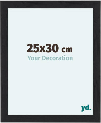 Your Decoration Como Mdf Fotolijst 25x30cm Zwart Houtnerf