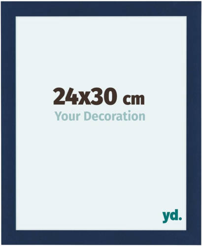 Your Decoration Como Mdf Fotolijst 24x30cm Donkerblauw Geveegd