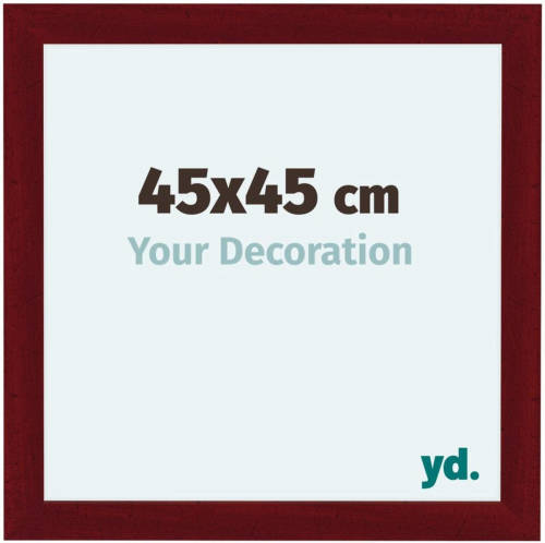 Your Decoration Como Mdf Fotolijst 45x45cm Wijnrood Geveegd