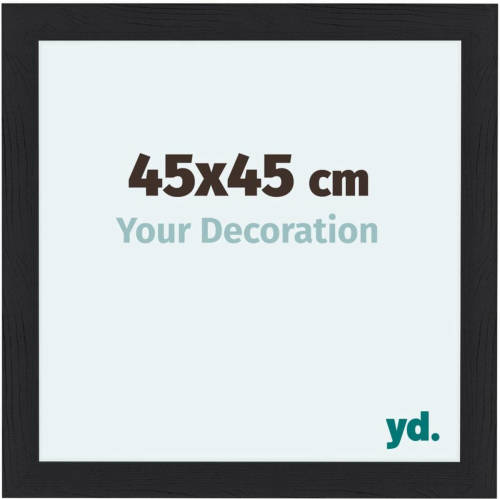 Your Decoration Como Mdf Fotolijst 45x45cm Zwart Houtnerf