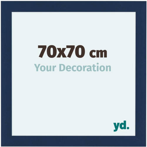 Your Decoration Como Mdf Fotolijst 70x70cm Donkerblauw Geveegd