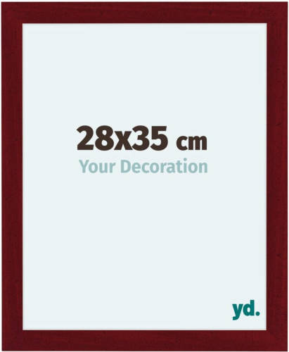 Your Decoration Como Mdf Fotolijst 28x35cm Wijnrood Geveegd