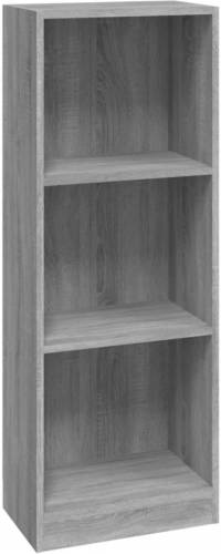 VidaXL Boekenkast 40x24x109 Cm Bewerkt Hout Grijs Sonoma Eikenkleurig