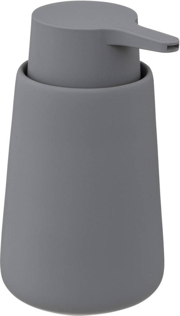 5five Zeeppompje/zeepdispenser Van Keramiek - Grijs - 250 Ml - Zeeppompjes